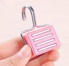 Móc nam châm màu kẹo không đục lỗ, móc sắt không dấu vết, móc nam châm không cần khoan đục A1154