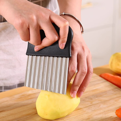 Dao cắt kiểu sóng khoai tây rau củ đa năng, máy cắt rau củ nhà bếp, thái khoai tây chiên A1155