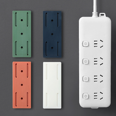 Giá trượt đỡ ổ cắm điện gắn tường không cần đục lỗ, giá đỡ lưu trữ tại nhà thông minh A1234