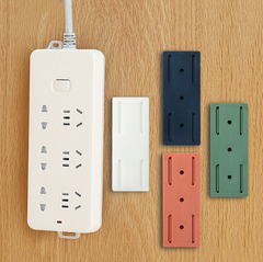 Giá trượt đỡ ổ cắm điện gắn tường không cần đục lỗ, giá đỡ lưu trữ tại nhà thông minh A1234