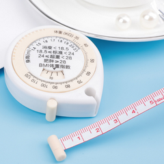 Thước dây đo sức khỏe BMI thước dây cầm tay đo vòng eo mini hình giọt nước A1237