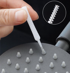 Bịch 10 Cây Chổi vệ sinh lỗ thoát nước vòi sen chổi thông tắc các tia nước vòi tắm mini A1242