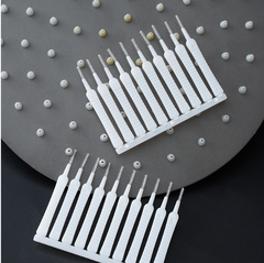 Bịch 10 Cây Chổi vệ sinh lỗ thoát nước vòi sen chổi thông tắc các tia nước vòi tắm mini A1242