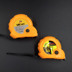 Thước dây kim loại kiểu ốc sên dài 5 mét dụng cụ đo lường hàng ngày thước đo kỹ thuật A1614