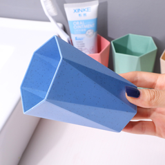 cốc nhựa kim cương đánh răng, cốc nhựa đựng bàn chải đánh răng A1651