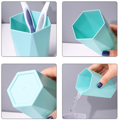 cốc nhựa kim cương đánh răng, cốc nhựa đựng bàn chải đánh răng A1651