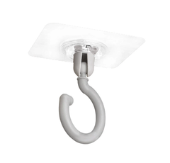 Móc dán tường xoay trần nhà móc treo chìa khóa dán tường nhà bếp và phòng tắm tiết kiệm không gian A1741