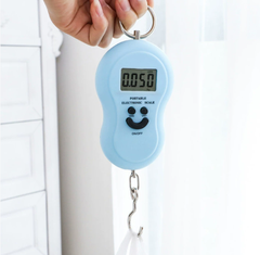 Cân điện tử cầm tay 50kg cân chính xác cân điện tử gram cân thực phẩm lò xo bỏ túi tiện lợi A1742