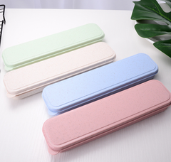 Bộ Muỗng Đũa Nĩa Nhựa Kèm Hộp Tiện mang theo du lịch hoặc sử dụng cho văn phòng mang cơm đi làm A1713