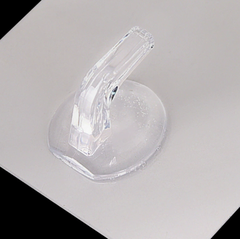 Móc dán treo tường trong suốt treo quần áo vật dụng, móc dán tường không đục lỗ cho cửa nhà bếp phòng tắm A1723