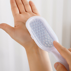 Dụng cụ mài gót chân inox tay cầm dài chà gót chân loại bỏ tế bào chết da khô nứt nẻ mềm mại A1753