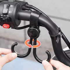 Móc treo xe đạp xe máy xe đẩy em bé xoay 360 độ đa năng, móc treo xe đạp móc treo xe điện đa năng A1754