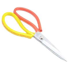 Kéo thép không gỉ hai màu Vàng đỏ cho nhà bếp gia đình kéo cắt vải cắt giấy đóng gói cắt băng keo A2412
