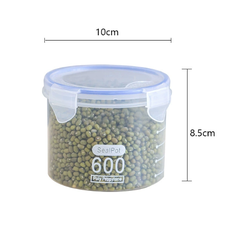 Hũ nhựa trong suốt đựng thực phẩm hũ đựng sữa hạt bột ngũ cốc nhà bếp, hũ đựng đồ ăn đủ để lạnh A2822