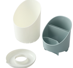 Giá nhựa đựng muỗng đũa nĩa nhà bếp, ống đựng đũa quán ăn  nhà hàng màu nhẹ nhàng  sắp xếp gọn gàng A2853