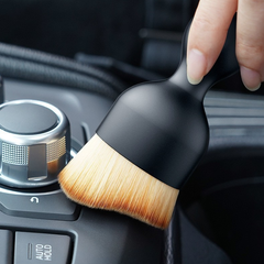 Chổi phủi bụi vệ sinh nội thất ô tô lông ngắn sợi mềm Chổi quét bụi vệ sinh khe hở bàn phím đa năng A3622