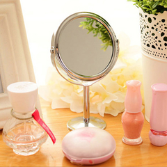 Gương trang điểm để bàn hai mặt độ nét cao một mặt phóng đại để bàn nhỏ A3711