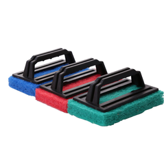 Bàn chải bọt biển vệ sinh bồn rửa nhà bếp có tay cầm, bàn chà cọ nồi lau chùi nhà bếp nhà tắm A3724