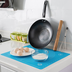 Thảm nhào bột silicon có vạch chia độ, thớt chống trượt và chống dính làm bánh tấm lót chống dính A3734