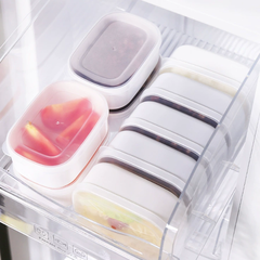 Hộp đựng thức ăn gia đình kiểu Nhật hộp đựng thức ăn trưa có nắp đậy, Hộp Chia đồ ăn bỏ tủ lạnh A4912