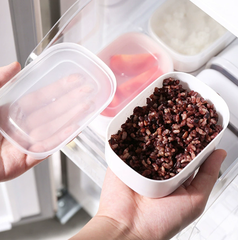 Hộp đựng thức ăn gia đình kiểu Nhật hộp đựng thức ăn trưa có nắp đậy, Hộp Chia đồ ăn bỏ tủ lạnh A4912