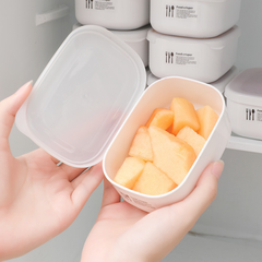 Hộp đựng thức ăn gia đình kiểu Nhật hộp đựng thức ăn trưa có nắp đậy, Hộp Chia đồ ăn bỏ tủ lạnh A4912