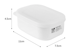 Hộp đựng thức ăn gia đình kiểu Nhật hộp đựng thức ăn trưa có nắp đậy, Hộp Chia đồ ăn bỏ tủ lạnh A4912