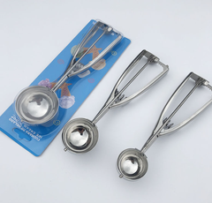 Dụng cụ múc kem Múc trái cây bằng inox muỗng múc kem chuyên dụng muỗng múc trái cây hình tròn A4913