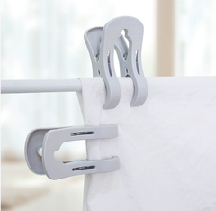 Kẹp đôi phơi quần áo chăn ga chống gió lớn kẹp nhựa kẹp quần áo kẹp ga trải giường gấu bông sấy khô A5013