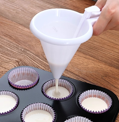 Dụng cụ chia bột bánh cầm tay, tách kem sô cô la, phễu nhọn chia bột phụ kiện làm bánh L0942