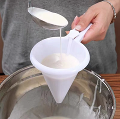 Dụng cụ chia bột bánh cầm tay, tách kem sô cô la, phễu nhọn chia bột phụ kiện làm bánh L0942
