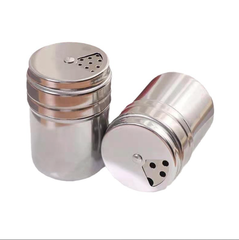 Lọ rắc gia vị nướng hạt tiêu rắc bột ớt hạt mè bằng thép không gỉ, hũ đựng muối gia vị đựng tăm L1011/L1012