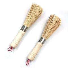 Bàn chải cọ xoong nồi sợi tre tự nhiên chổi cọ vệ sinh nồi chén bát nhà bếp cọ rửa sợi tre đa năng L1014