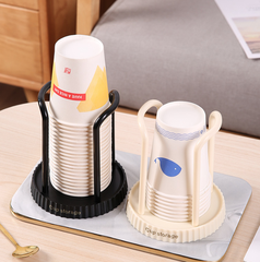 Giá để cốc giấy dùng 1 lần để bàn, Khay để cốc giấy cạnh bình nước uống cửa hàng quán ăn tiệm Spa L1022