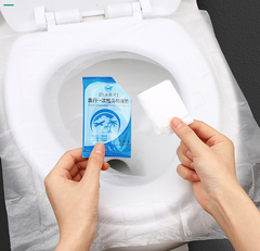 Miếng lót bồn cầu dùng một lần giấy lót bồn cầu chống thấm nước dùng khi đi du lịch vệ sinh bên ngoài L1031