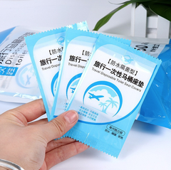 Miếng lót bồn cầu dùng một lần giấy lót bồn cầu chống thấm nước dùng khi đi du lịch vệ sinh bên ngoài L1031