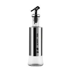 Chai đựng rót gia vị dầu ăn nước mắm thủy tinh 300ML bình kiểm soát lượng dầu, lọ đựng gia vị tiện lợi khi nấu ăn L1111