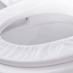 Tấm lót bồn cầu vải không dệt dùng một lần dày dặn, bệ ngồi bồn cầu du lịch khách sạn phòng vi khuẩn lây bệnh L1131