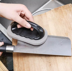 Bàn chà nhám chà nồi tẩy gỉ sét bằng bọt biển có tay cầm, bàn chải rửa chén vệ sinh nhà bếp L1152