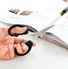 Kéo văn phòng kéo cắt giấy thủ công bằng thép không gỉ, dụng cụ văn phòng cắt giấy L1213