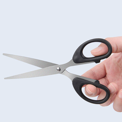 Kéo văn phòng kéo cắt giấy thủ công bằng thép không gỉ, dụng cụ văn phòng cắt giấy L1213