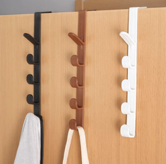 Móc treo cửa chữ L móc quần áo vật dụng nón mũ đa năng móc treo sau giá đỡ treo cửa tủ cửa phòng L1223