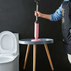 Dụng cụ thông thụt thông tắc ngẽn bồn cầu nhà vệ sinh tay đẩy chân không thông tắc cống L1233