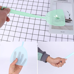 Vợt đập ruồi đập muỗi cán dài bằng nhựa dẻo, vợt đuổi ruồi muỗi tránh ô nhiễm lây bệnh L1311