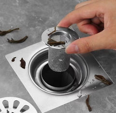 Lưới lọc cống thoát nước bằng thép không gỉ, lưới lọc chống tắc nghẽn Lavabo phòng tắm, bộ lọc thoát nước sàn L1312