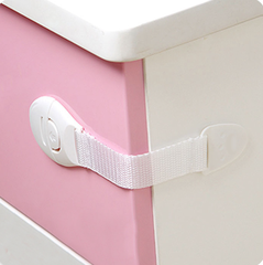 Khóa an toàn cho trẻ em Khóa ngăn kéo Khóa vải Bảo vệ Khóa tủ lạnh Khóa cửa tủ ngăn kẹp tay trẻ em L1332