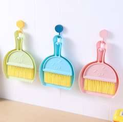 Bộ chổi và hót rác mini để bàn, bộ ki hốt rác chổi vệ sinh bàn phím máy tính ô tô, vệ sinh phòng khách sofa L1342