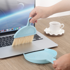 Bộ chổi và hót rác mini để bàn, bộ ki hốt rác chổi vệ sinh bàn phím máy tính ô tô, vệ sinh phòng khách sofa L1342