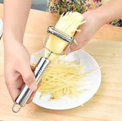 Dụng cụ gọt vỏ mặt cười bằng thép không gỉ đa năng, dụng cụ gọt vỏ khoai tây gọt vỏ trái cây rau củ L1343