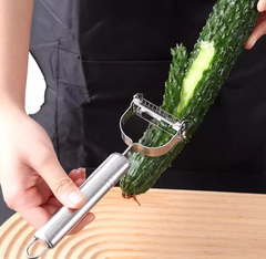 Dụng cụ gọt vỏ mặt cười bằng thép không gỉ đa năng, dụng cụ gọt vỏ khoai tây gọt vỏ trái cây rau củ L1343